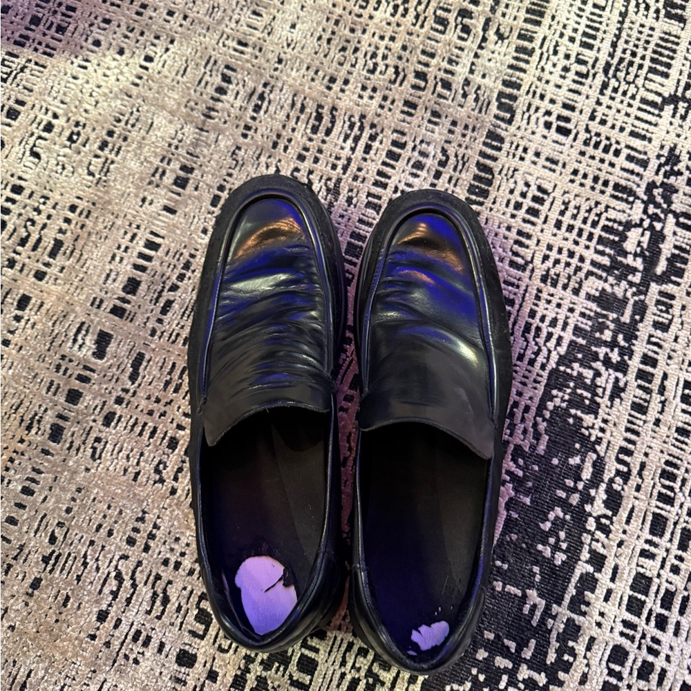 Men's vintage Gucci Black Leather Loafers